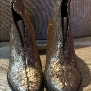 Diba True Metallic Ankle Booties